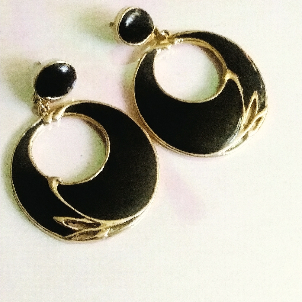 Vintage Berebi Enamel Rarrings